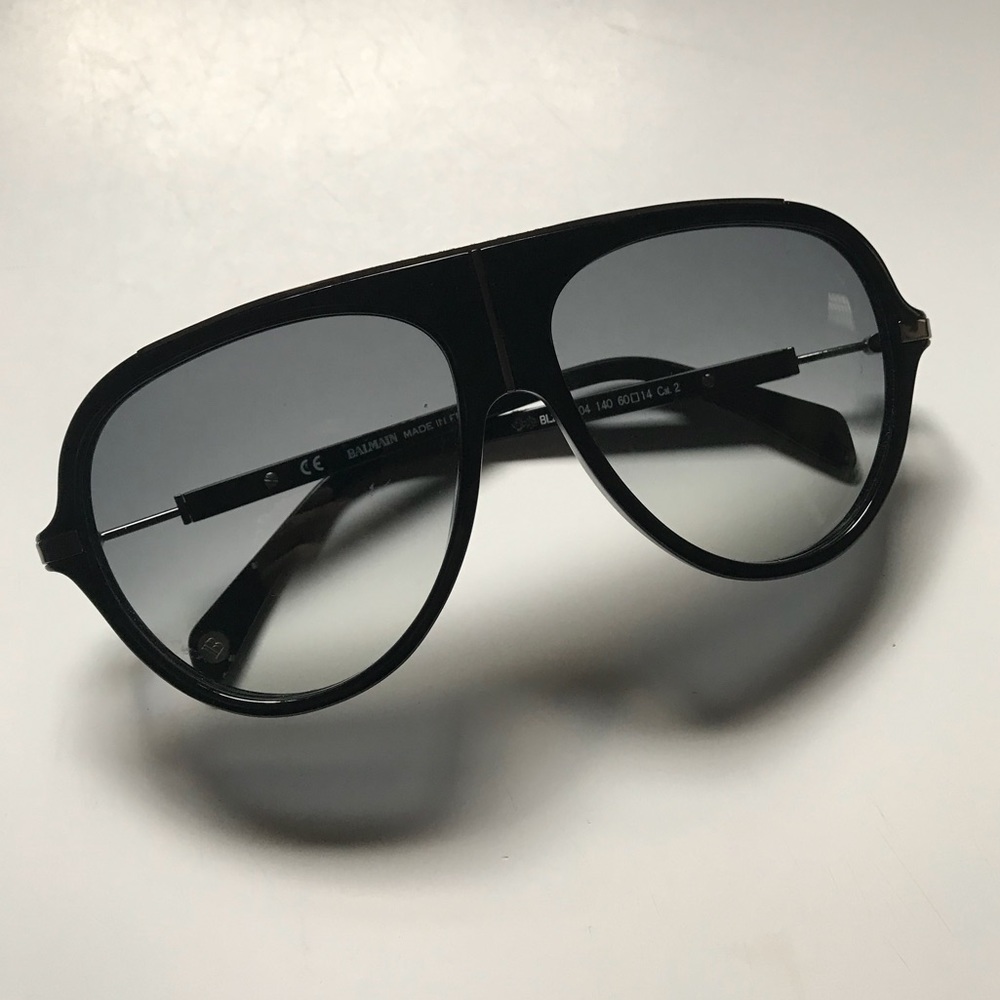 Balmain Acetate Aviator Sunglasses
